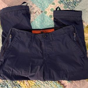 Abercrombie & Fitch l, size 6, navy blue, hiking pants